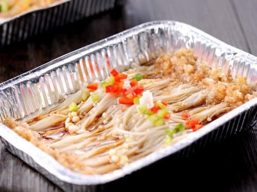 南充锡纸烤金针菇